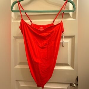 SKIMS Fiery Red Bodysuit